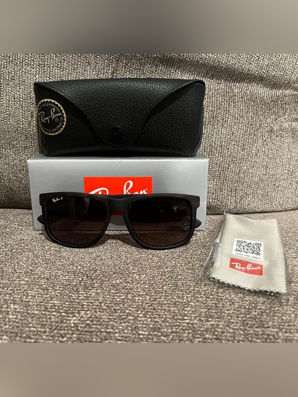 Men’s Justin Sunglasses Polarized Brown Lens Tortoise Frame Unisex Women Glasses